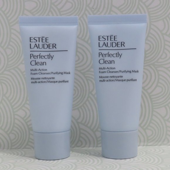 ESTEE LAUDER💥PERFECTLY CLEAN MULTI-ACTION FOAM CLEANSER/PURIFYING MASK - 2PCS💥 - Picture 1 of 5